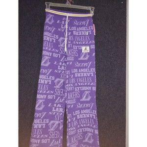NWOT Los Angeles Lakers NBA Womens Casual Sweat Pants Size small